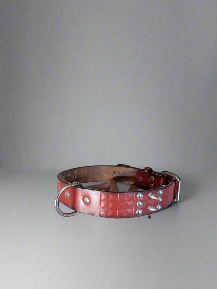 Leather belt spick M