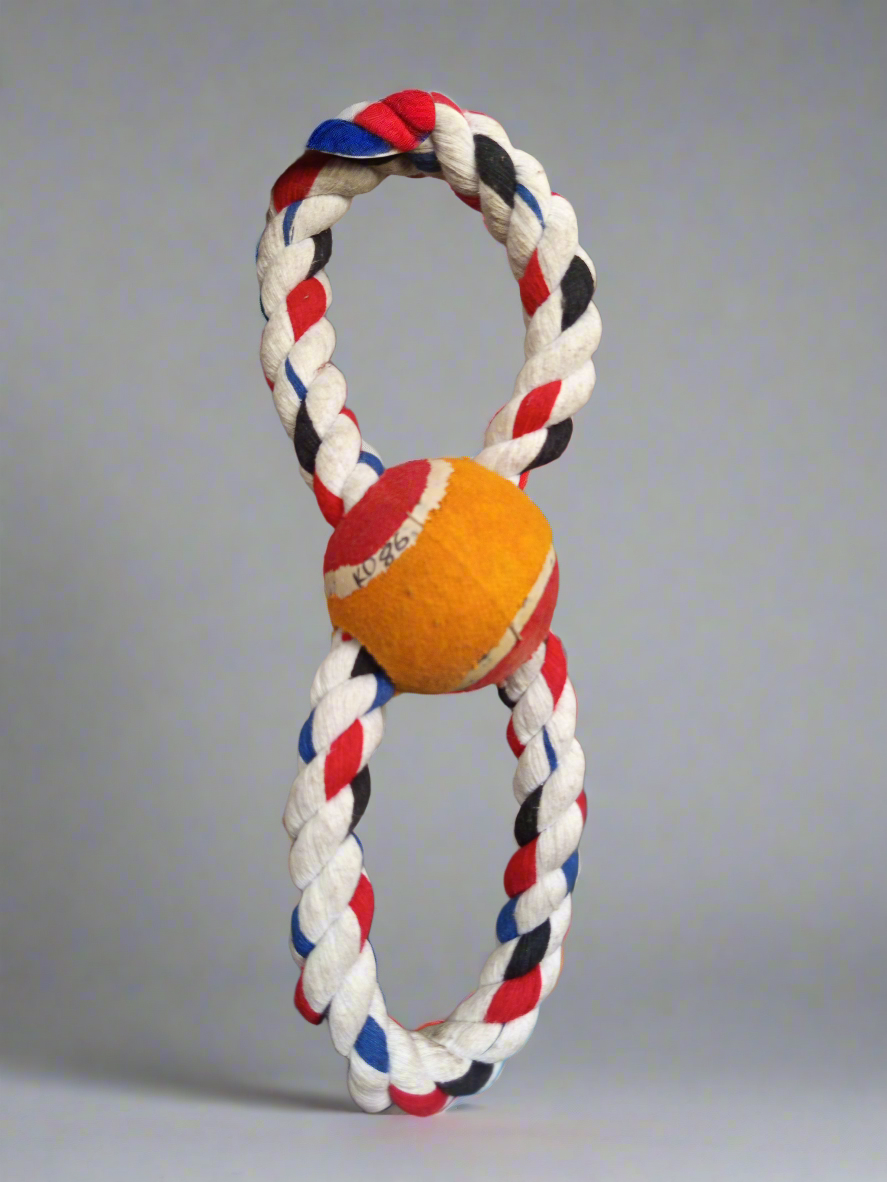 Eight rope with ball toy