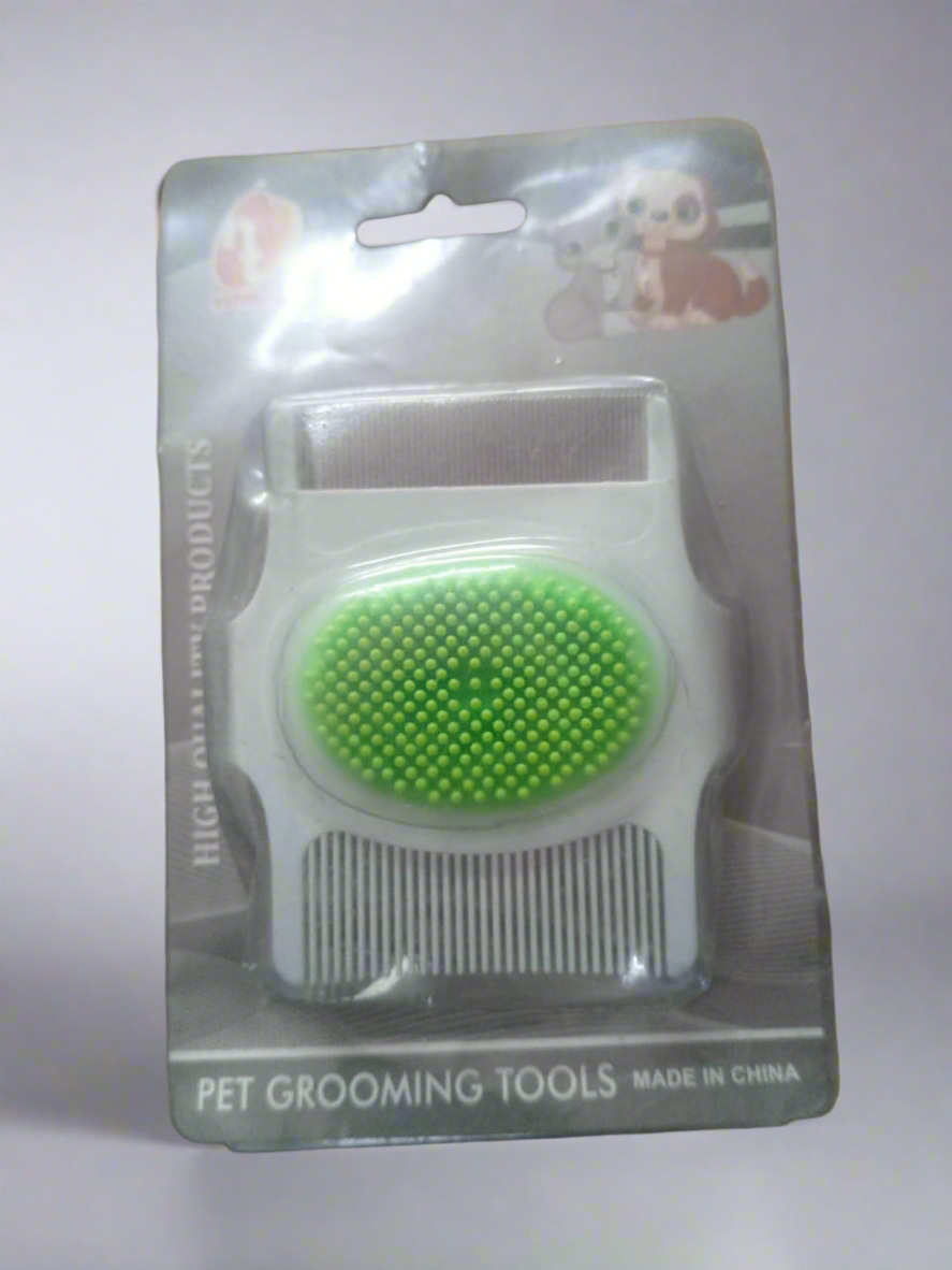 Flea removal double comb