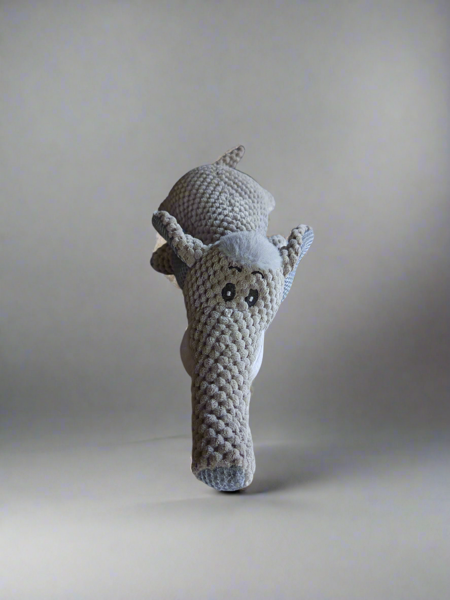 Dog toy elephant and monkey