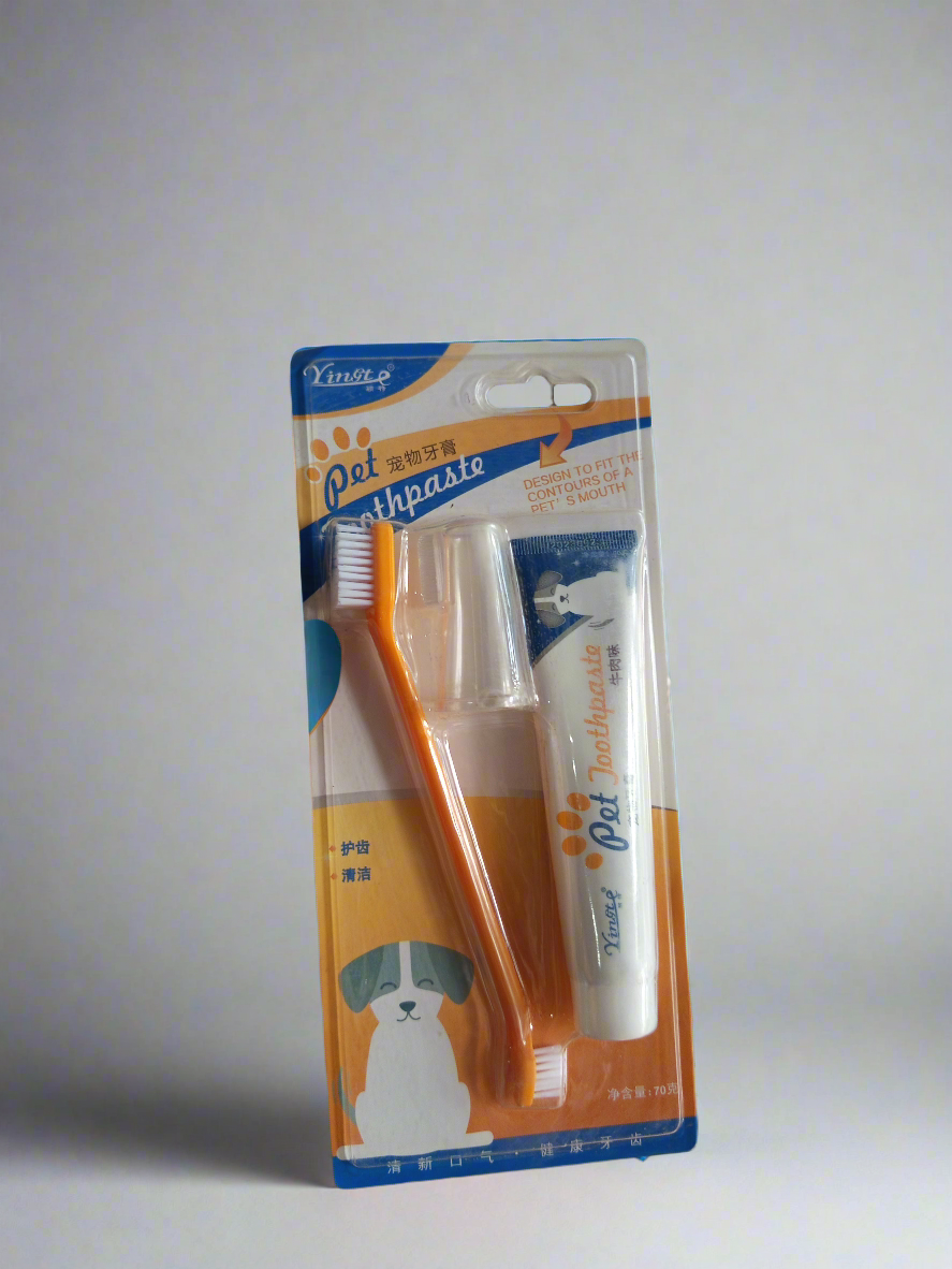 Pet tooth pest with brush