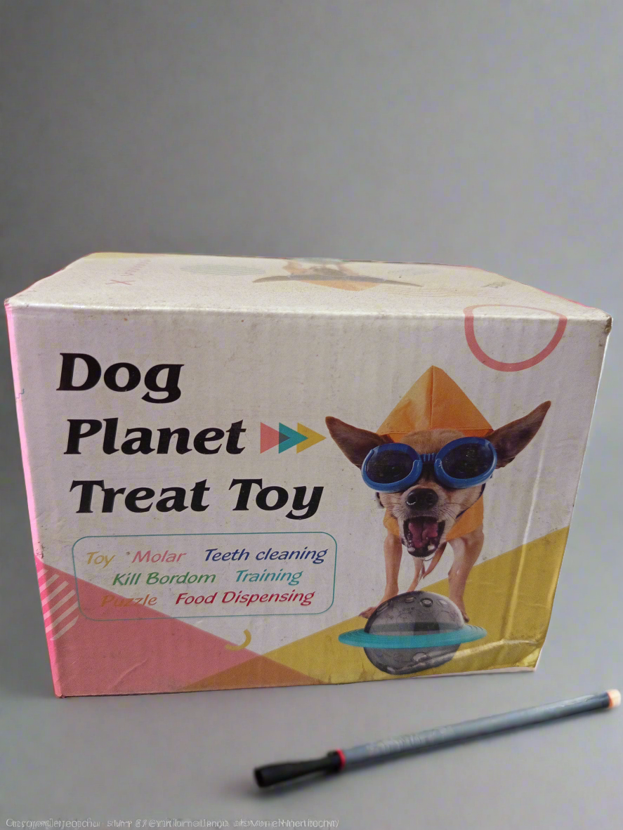 Dog planet treat toy