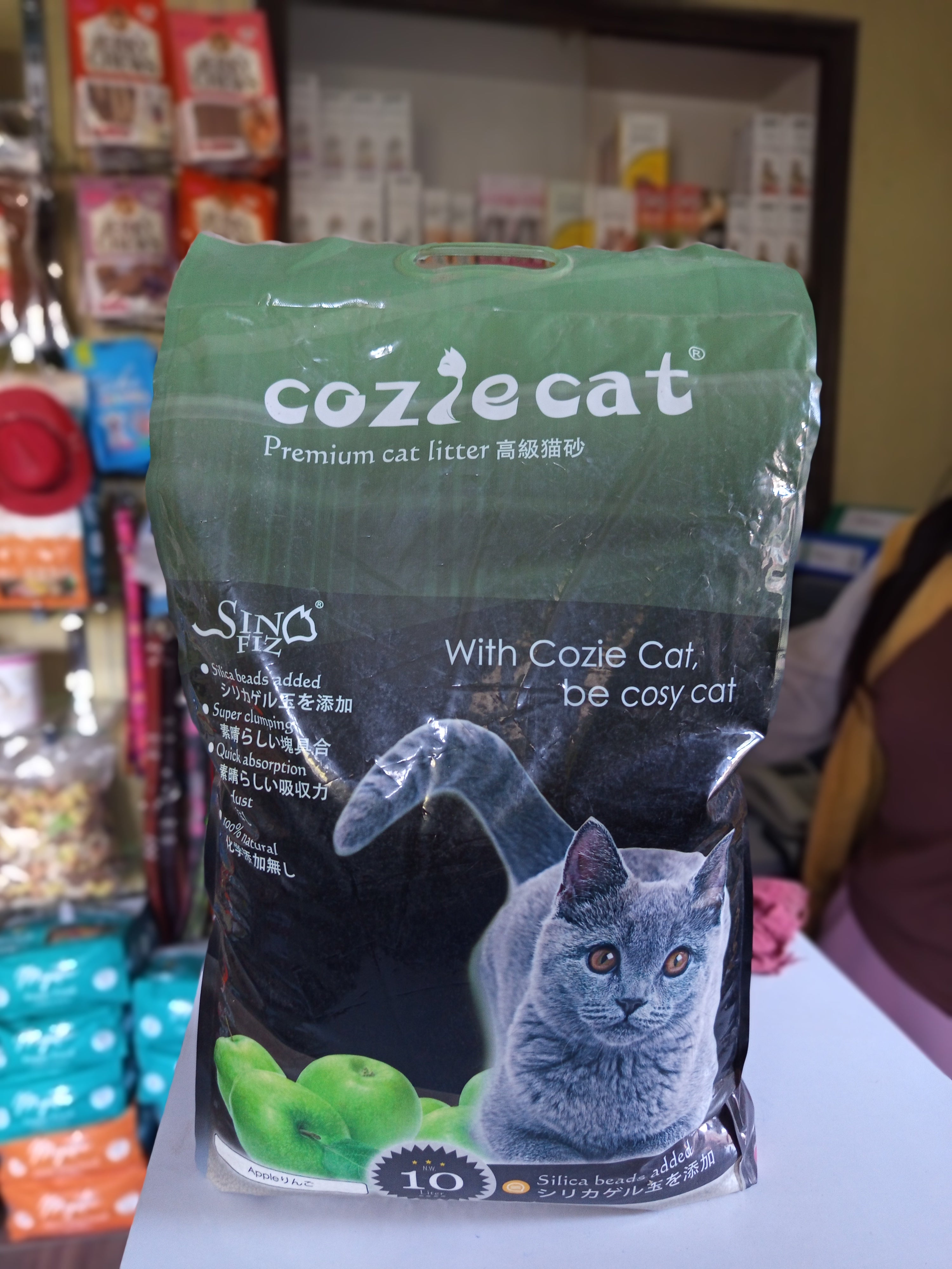 Cozy cat litter santed 10 kg