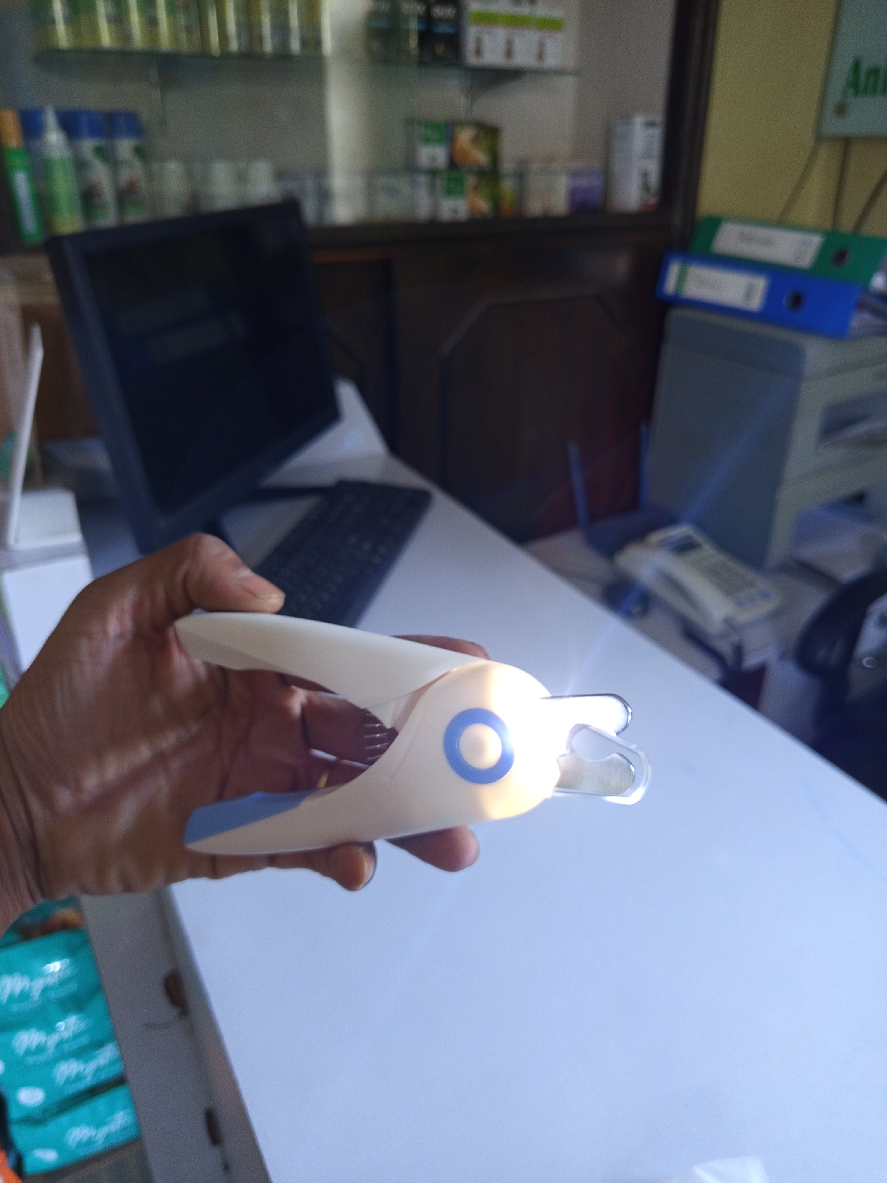 Electric Light nail clipping