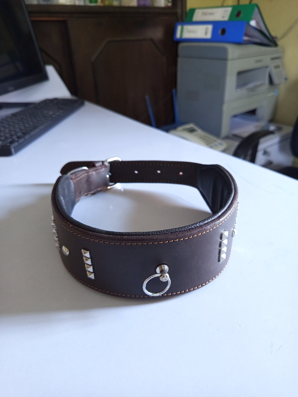 Pure leather belt L