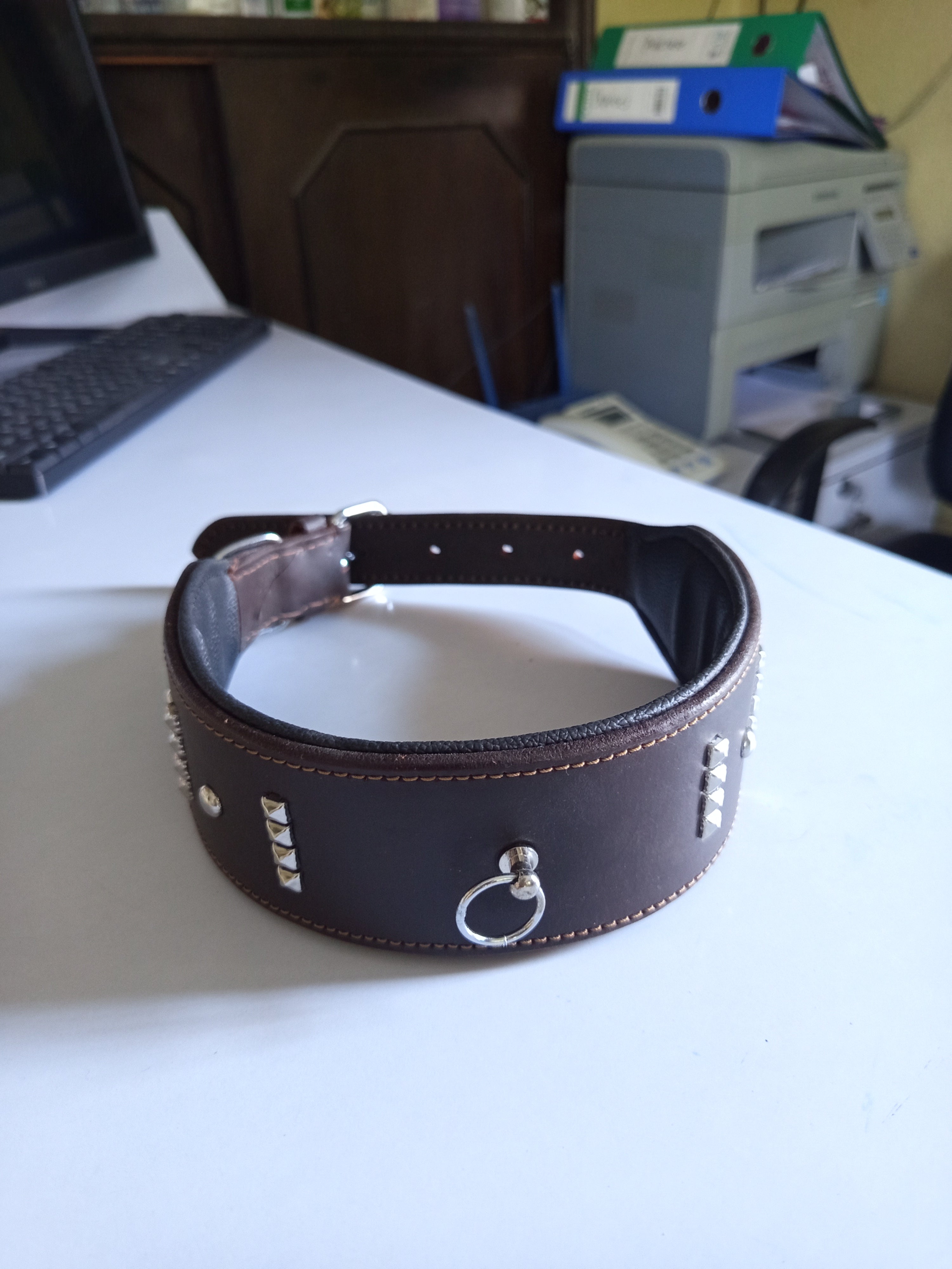 Pure leather belt L